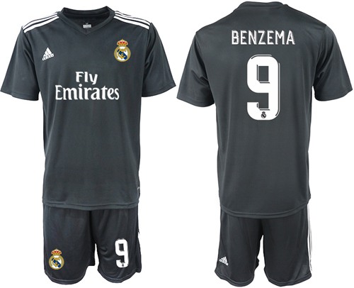 Real Madrid #9 Benzema Away Soccer Club Jersey - Click Image to Close